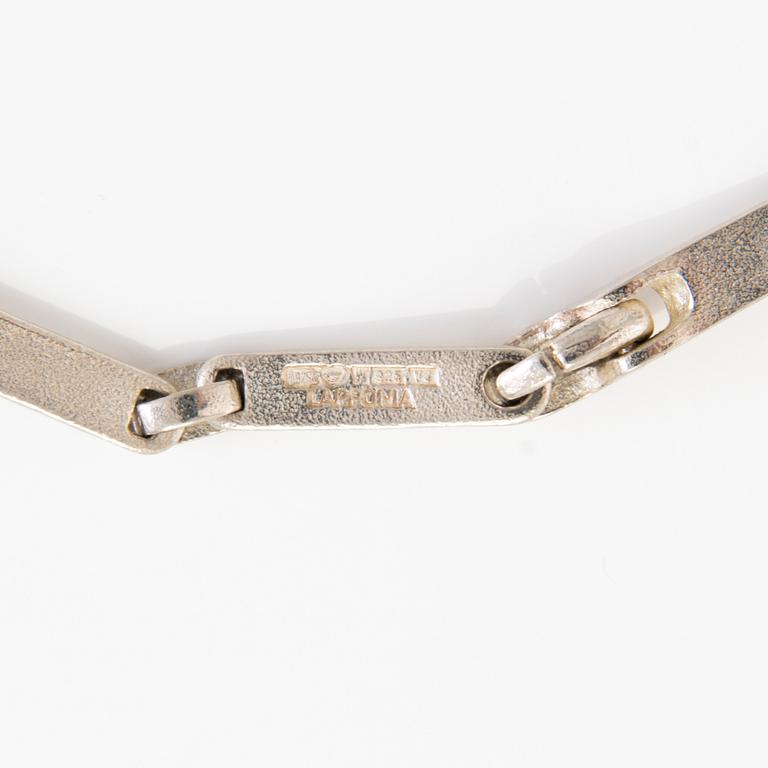 LAPPONIA, KAULAKORU ja RANNEKORU, sterling hopeaa, 1982-1998.