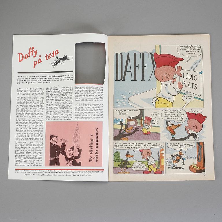 SERIETIDNINGAR, 87 +39 st varav 89 st Daffy 1960 och 1961.