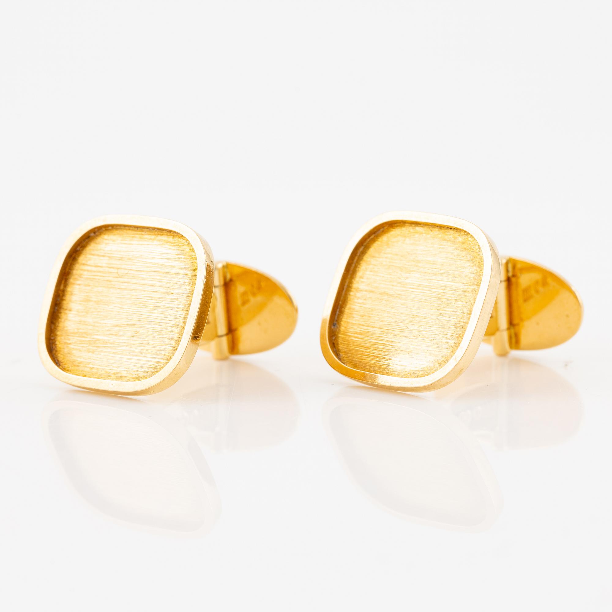 Manschettknappar, ett par, 18K guld. Stigbert, Engelbert.