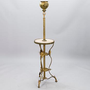 A late 19th century floor lamp.