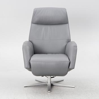 A "Scott Power premium" recliner armchair, Stressless, 21st century.