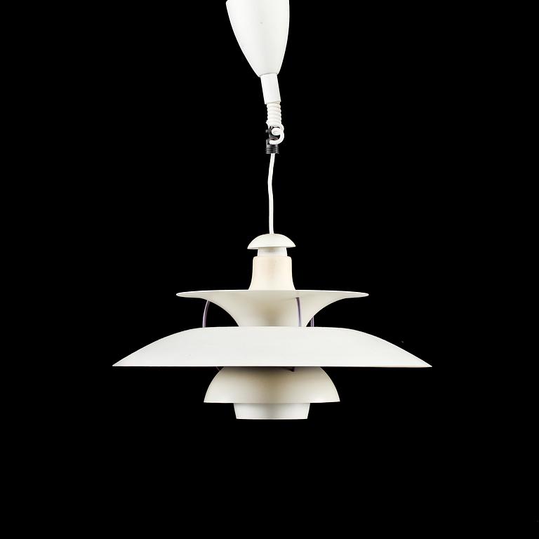 TAKLAMPA, "PH-lampa", Poul Henningsen, Louis Poulsen, 1900-talets fjärde kvartal. Höjd ca 28 cm.