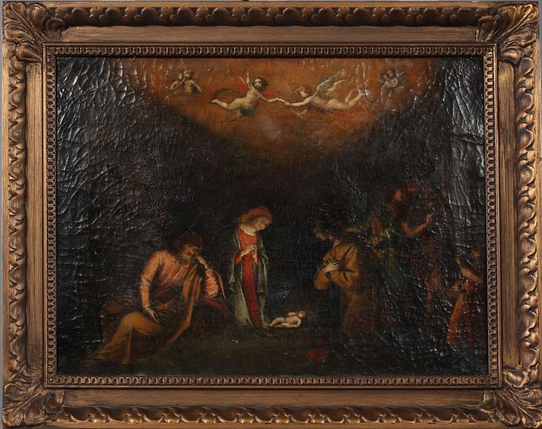 OKÄND KONSTNÄR, olja på duk, 1700-tal.