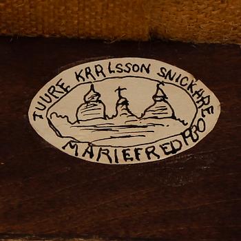 KARMSTOL, barockstil, 1900-talets första hälft.