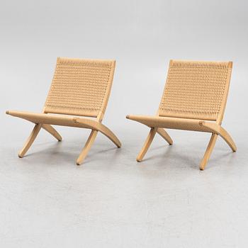 Morten Gøttler, stolar, ett par, modell MG501, "Cuba Chair", Carl Hansen & Søn, 2000-tal.