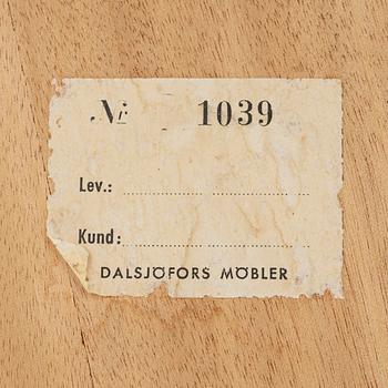 Dining table with four chairs, 1950s/60s.