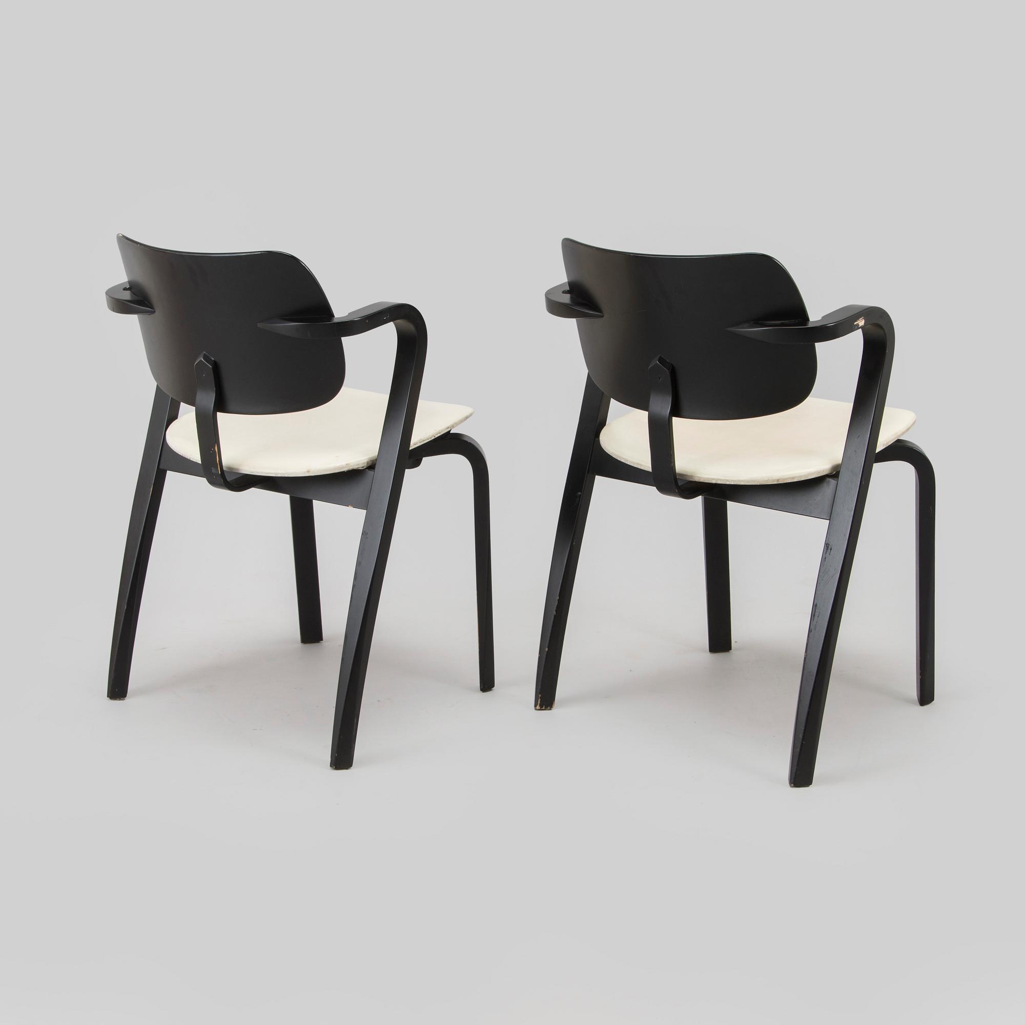 Ilmari Tapiovaara, karmstolar, 4 st, "Aslak", Asko 1960-tal.