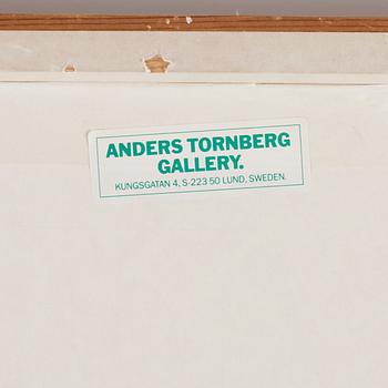 Donald Baechler, träsnitt med relief. Signerad, daterad 1990 och numrerad 6/35.