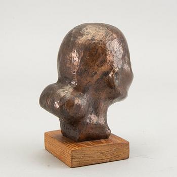 Helge Högbom, sculpture, signed and numbered 8/10 patinated bronze.