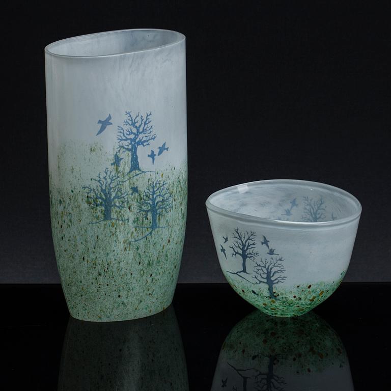 VAS OCH SKÅL, glas, Kjell Engman, Kosta Boda.