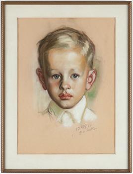 Georges Von Swetlik · GEORGES VON SWETLIK, pastell, signerad och daterad 28/X 1960.