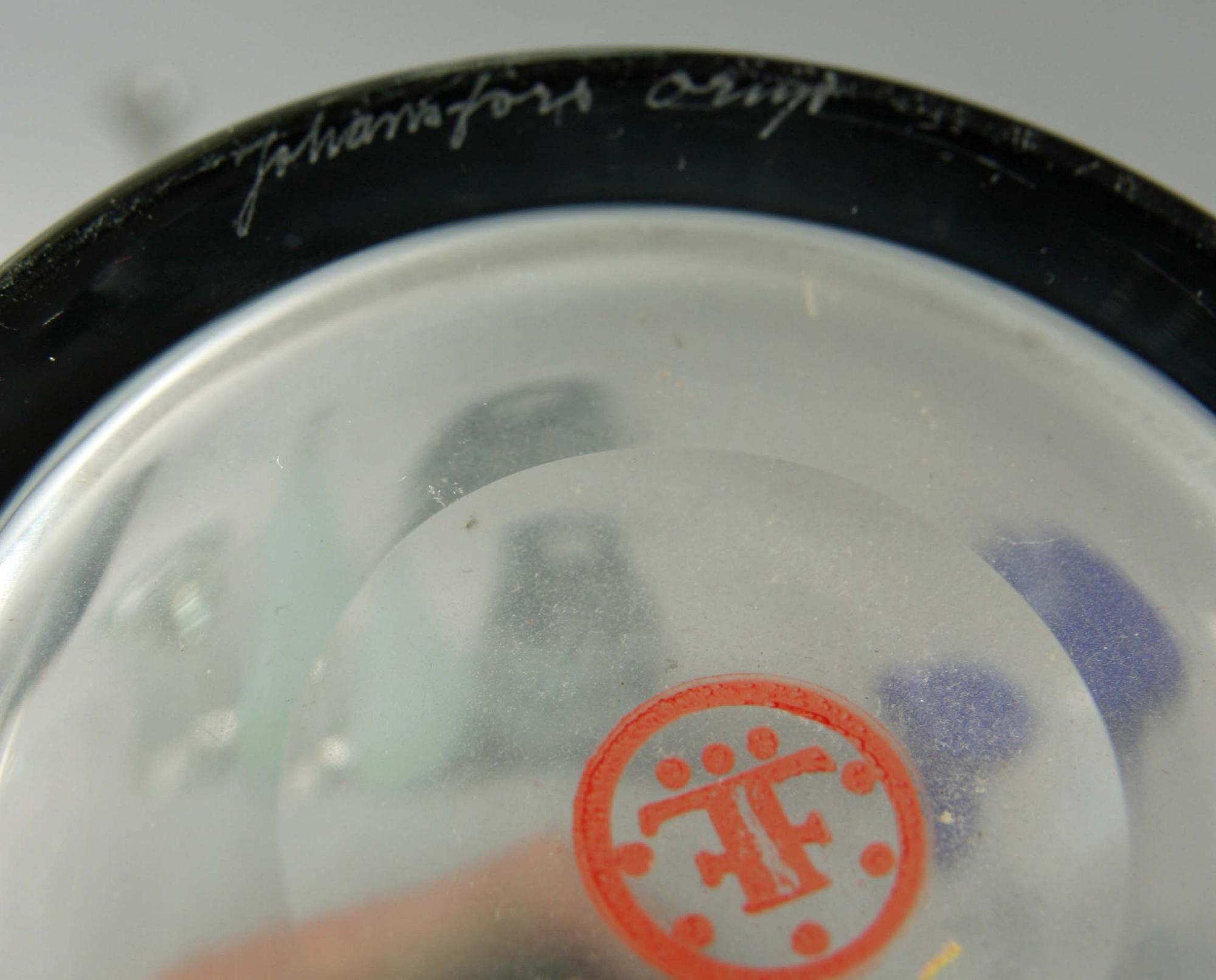 PARTI KONSTGLAS, 7 delar, bl.a Bengt Orup, Johansfors, Lisa Bauer, Kosta och Arthur Percy, Gullaskruf.