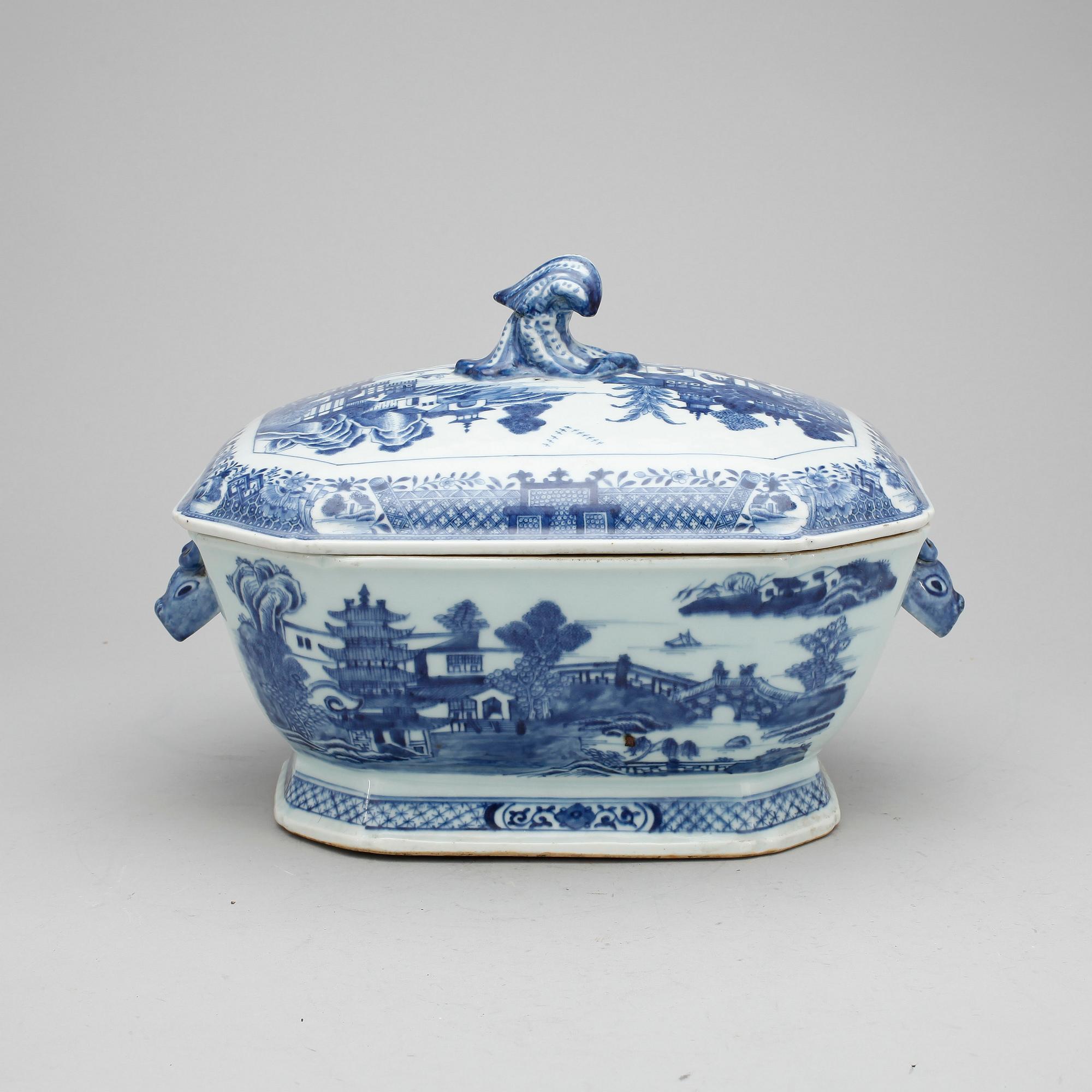 TERRIN, porslin, Kina, Qianlong (1736-1795), Qing Dynastin.