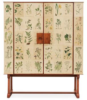 331. A Josef Frank 'Flora' cabinet, Svenskt Tenn ca 1956.