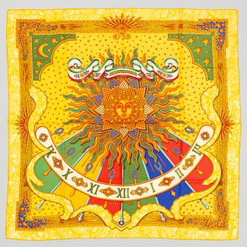 Hermès, scarf, "Carpe Diem".