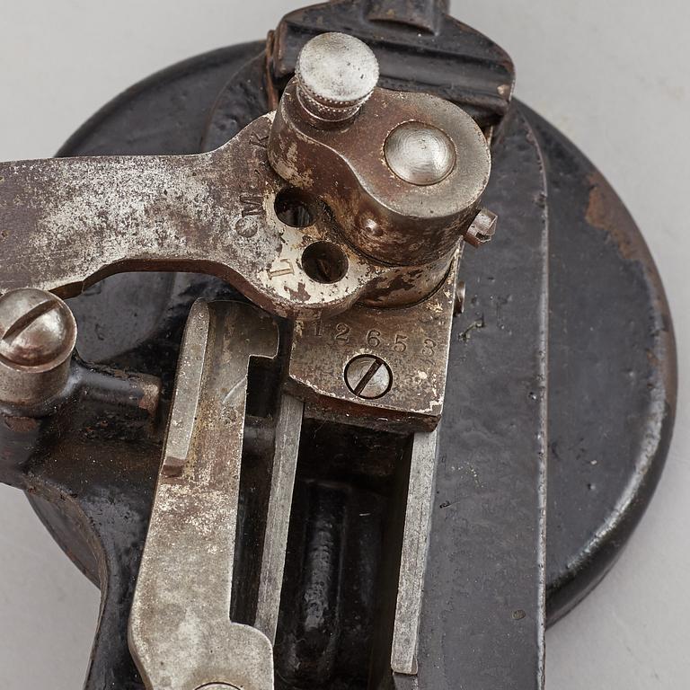 Two wine bottle openers, one Eskilstuna, circa 1900.