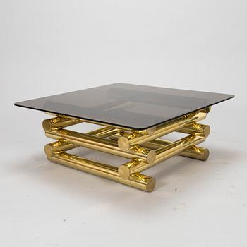 A glass coffee table, second half of the 20th Century.