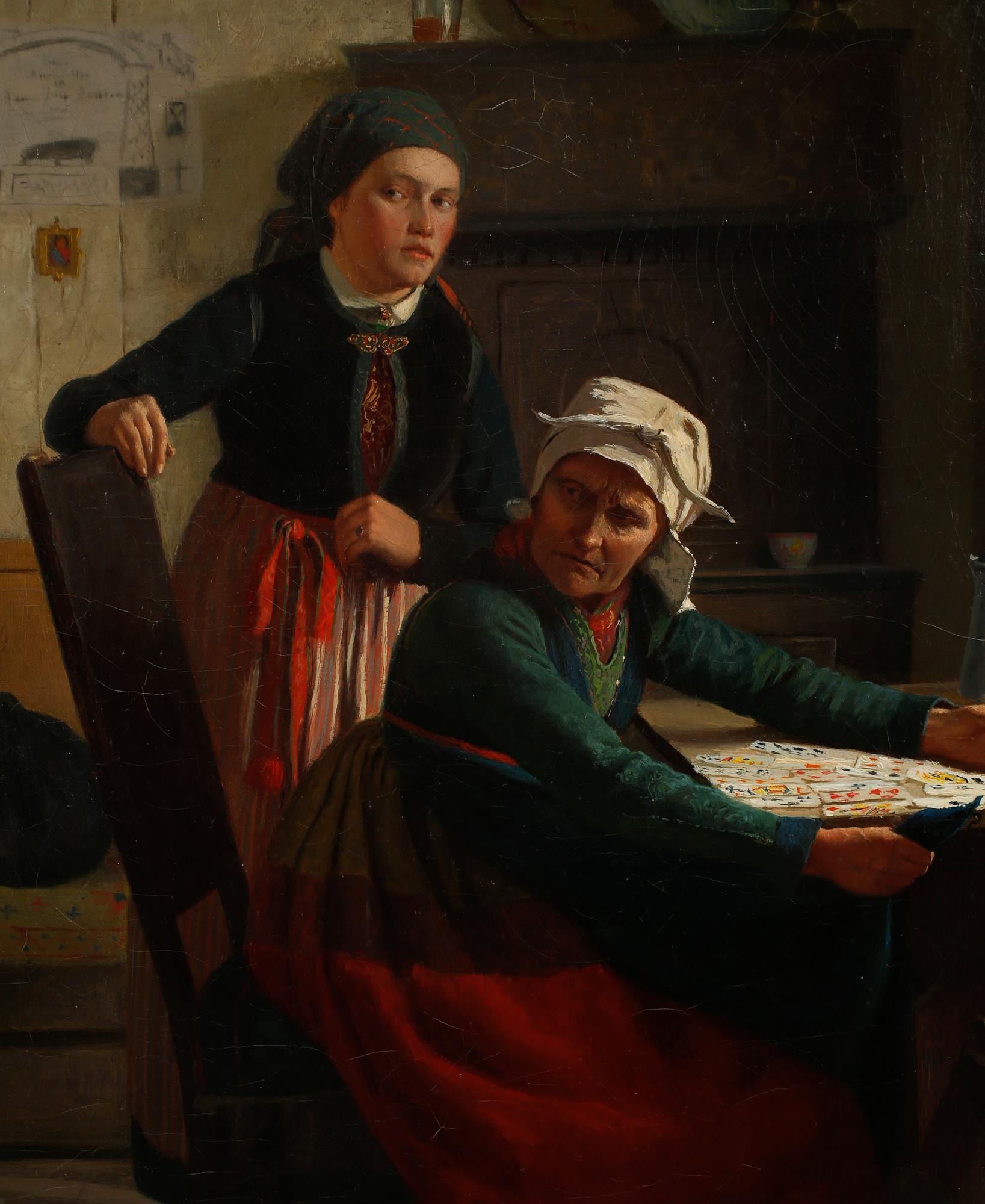 JACOB KULLE, olja på duk, signerad och daterad 1875.