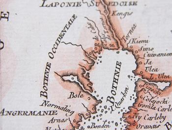 KARTA, M Bellin, 1758.