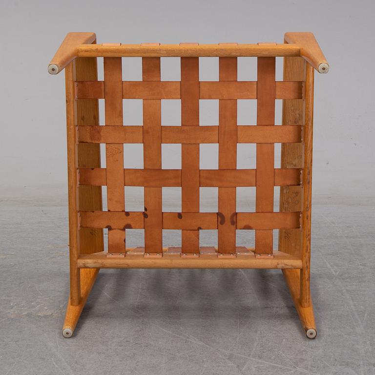 Svante Skogh, a pair of 'Bodö' oak easy chairs, AB Hjertquist & Co, Nässjö, designed in 1957.