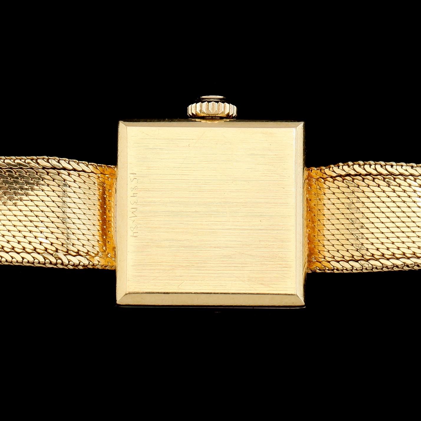 ARMBANDSUR, 18K guld, Tissot, 1900-talets andra hälft. Total vikt med urverk ca 28 g.