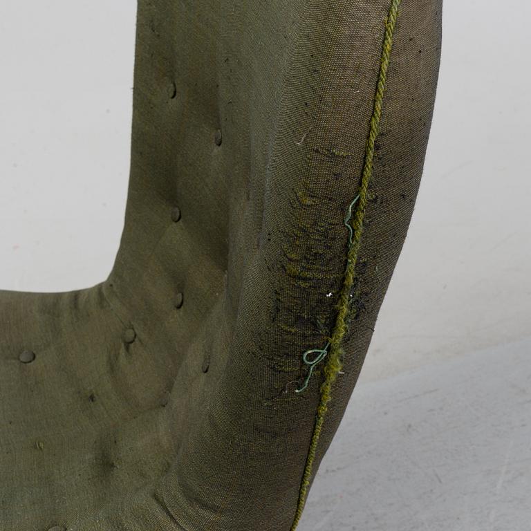 A Swedish Modern 'Clam Chair'/ 'Muslingestol', 1940's-50's.