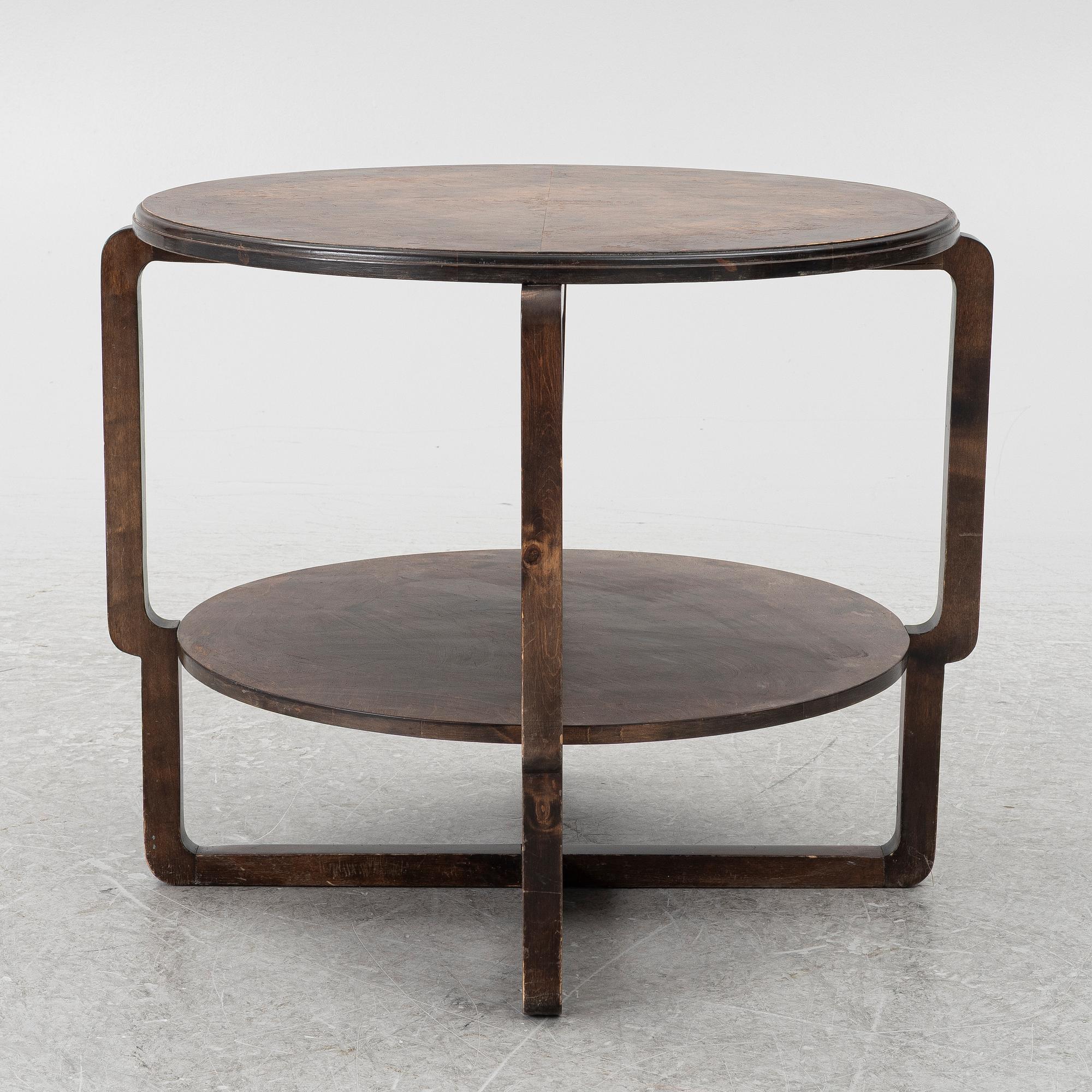 Coffee table, Functionalist, “Eino”, Asko, Finland, 1930s.