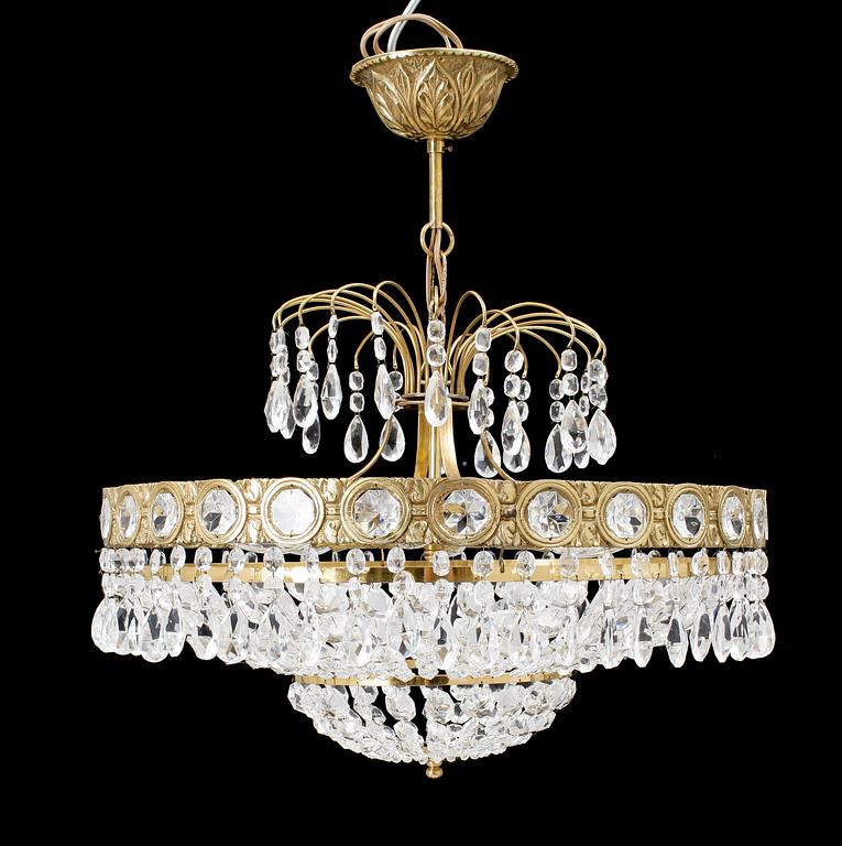 TAKPLAFOND, 1950-tal. H 36 diam 48.