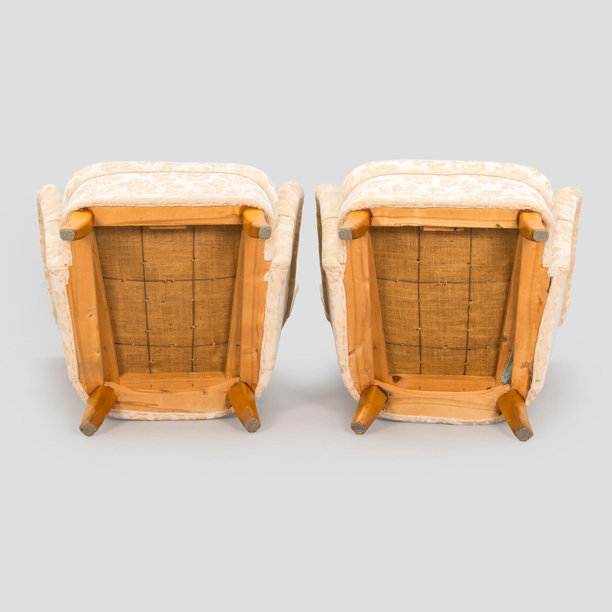 A mid-20th century armchairs.
