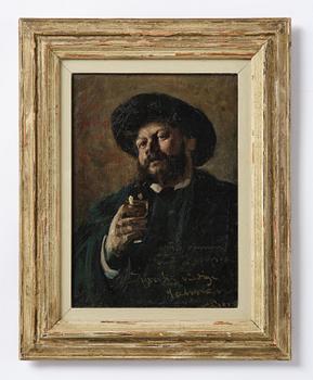 Axel Borg, Porträtt av Ernst Josephson.