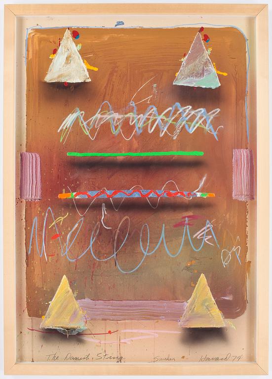 JAMES HAVARD. Blandteknik. Sign Havard och dat -74.