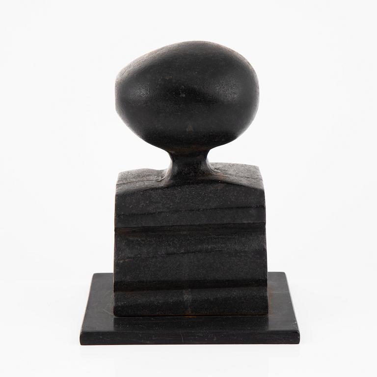 Björn Selder, sculpture, unsigned, iron.