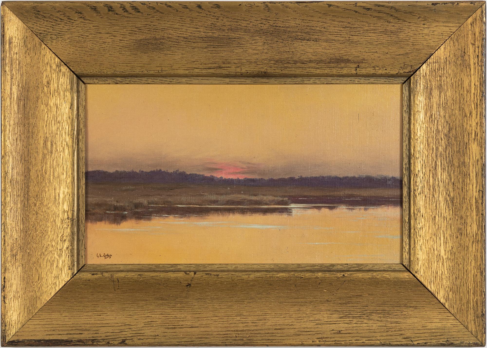 George Edward Lodge, Skymningslandskap.