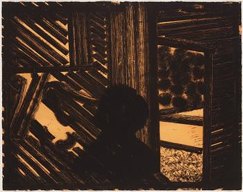 Howard Hodgkin, etsning, 1980. Signerad och daterad.