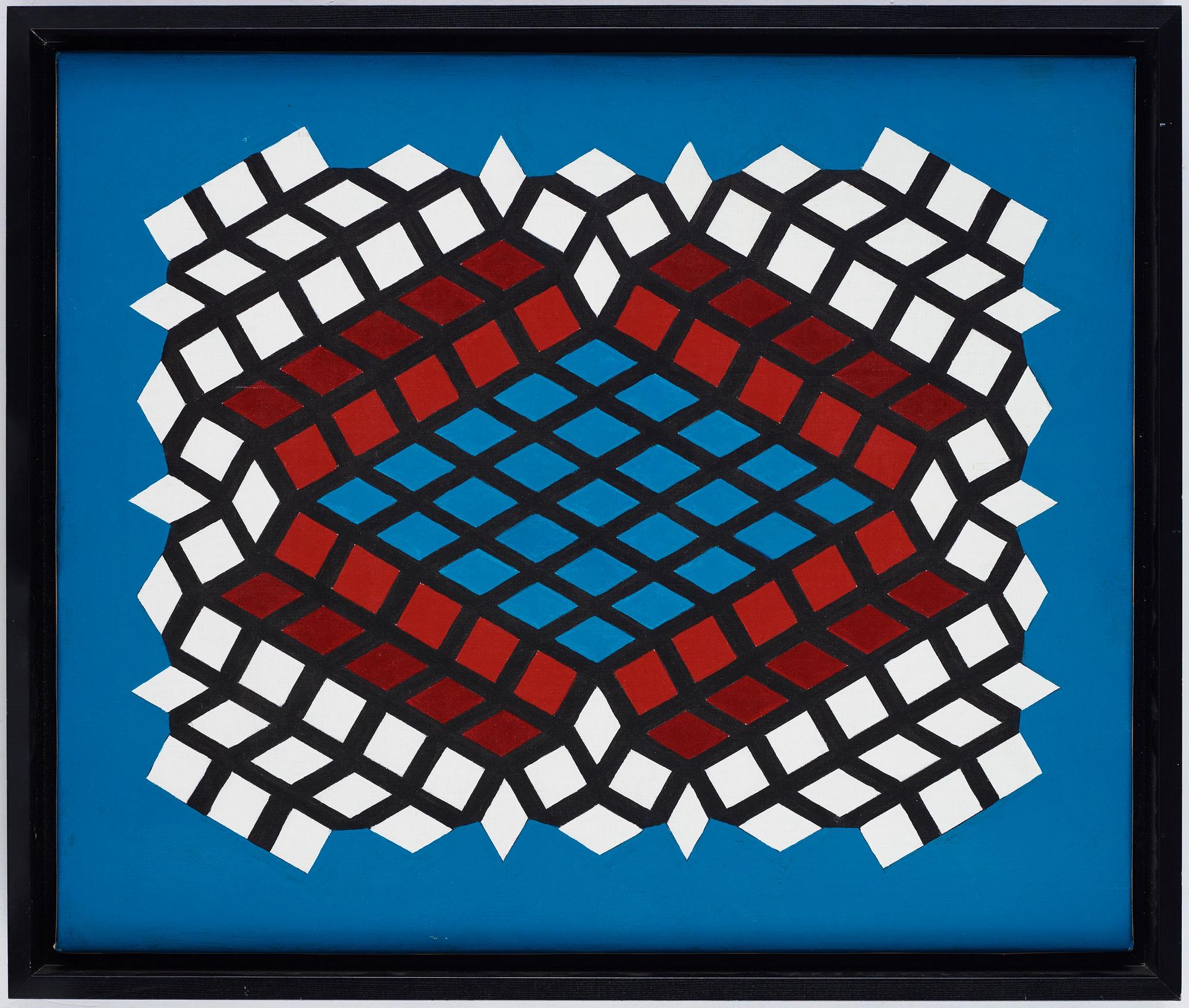 INGER EKDAHL, acrylic on canvas, signed on verso.