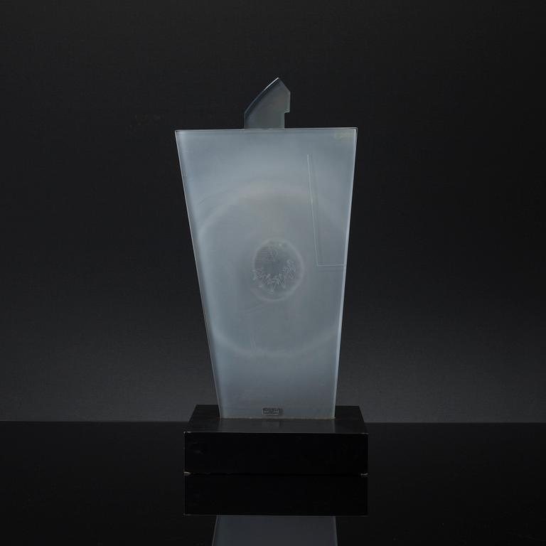 GUN LINDBLAD, skulptur, glas.