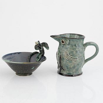 Rex Stuart Beck, ceramics, 6 pieces.