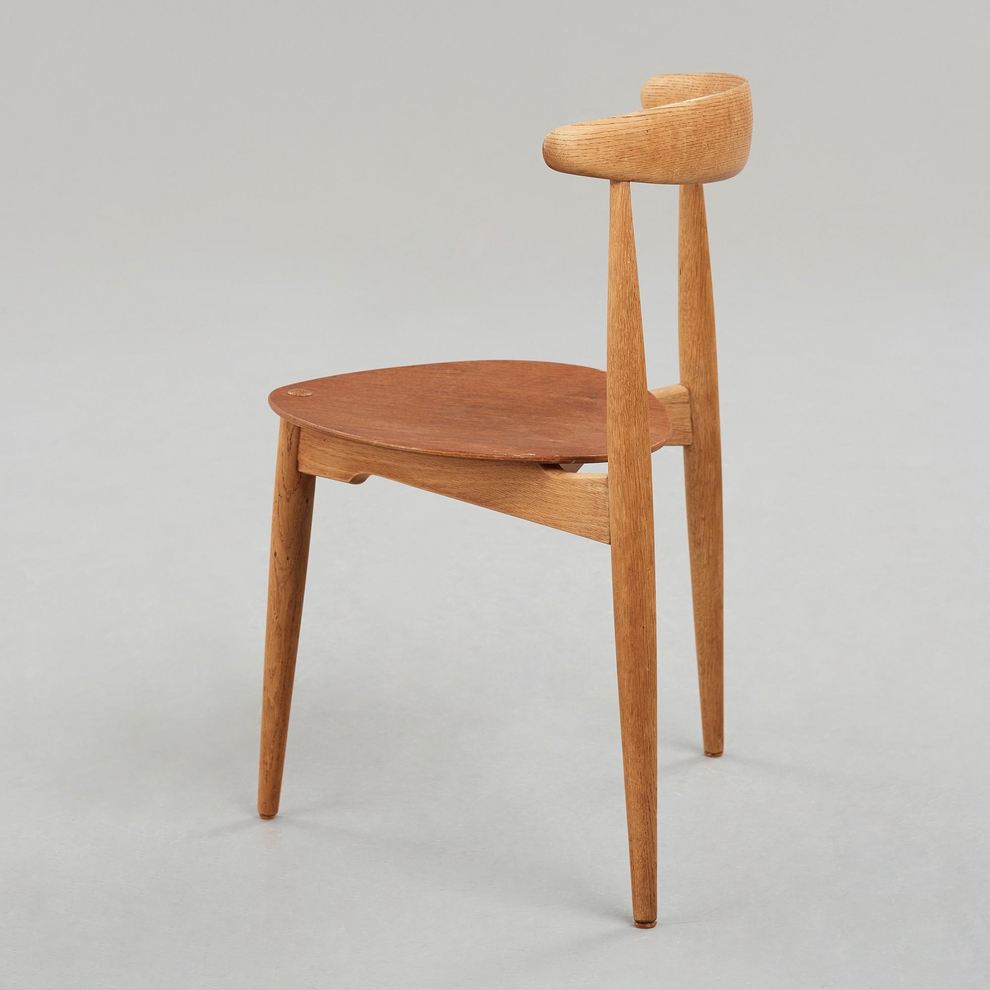 HANS J WEGNER, stol, "Hjertestolen", Fritz Hansen, Danmark 1950-tal.