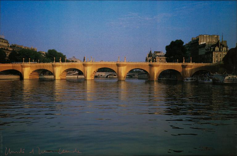 Christo & Jeanne-Claude, "The Pont Neuf wrapped, Paris".