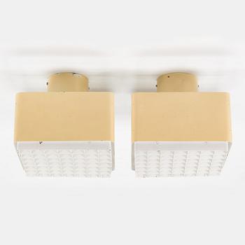 A pair of ceiling lights, model AA59 Itsu, mid 20th century.