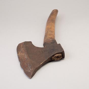 A Swedish iron axe from Wira Bruk, late 19th century.