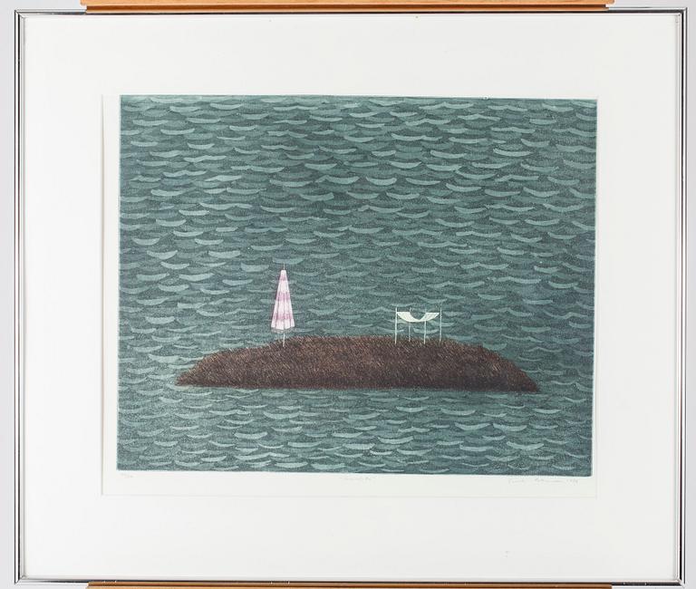 TUULA LEHTINEN, etsning, signerad och daterad 1986, numrerad 25/50.