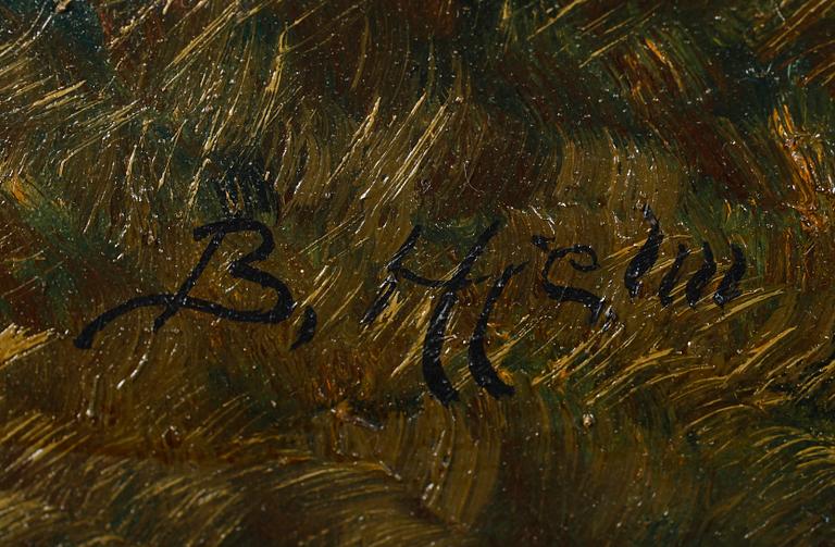 BIRGER HJELM, olja på duk, signerad.