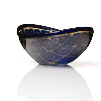 Sven Palmqvist, a Ravenna bowl, Orrefors Sweden 1959.