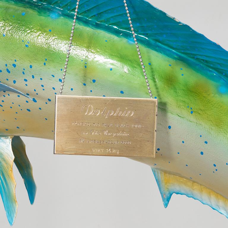 Fiskskulptur "Dolphin" 1960-tal.
