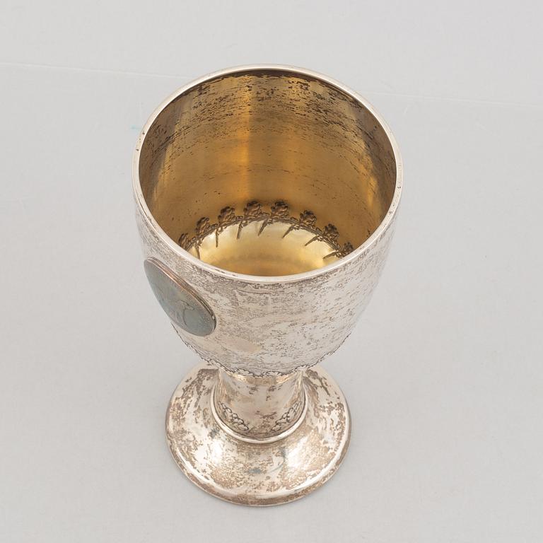 A Swedish Silver Cup, mark of CG Hallberg, Stockholm 1919.