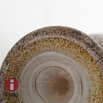 Oiva Toikka, a 'Heron' glass bird, signed O. Toikka Nuutajärvi.