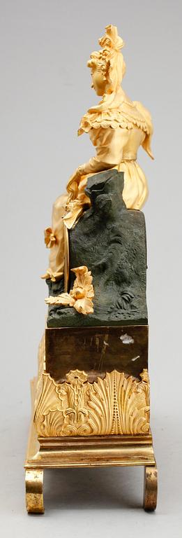 BORDSPENDYL, Petel & Cie, Paris, Frankrike, 1800-talets första hälft.