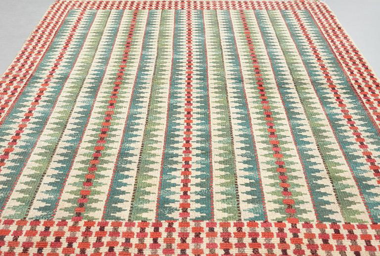 Barbro Nilsson, A CARPET, "Smultronstråna", knotted pile, ca 228 x 165,5 cm, signed AB MMF BN.