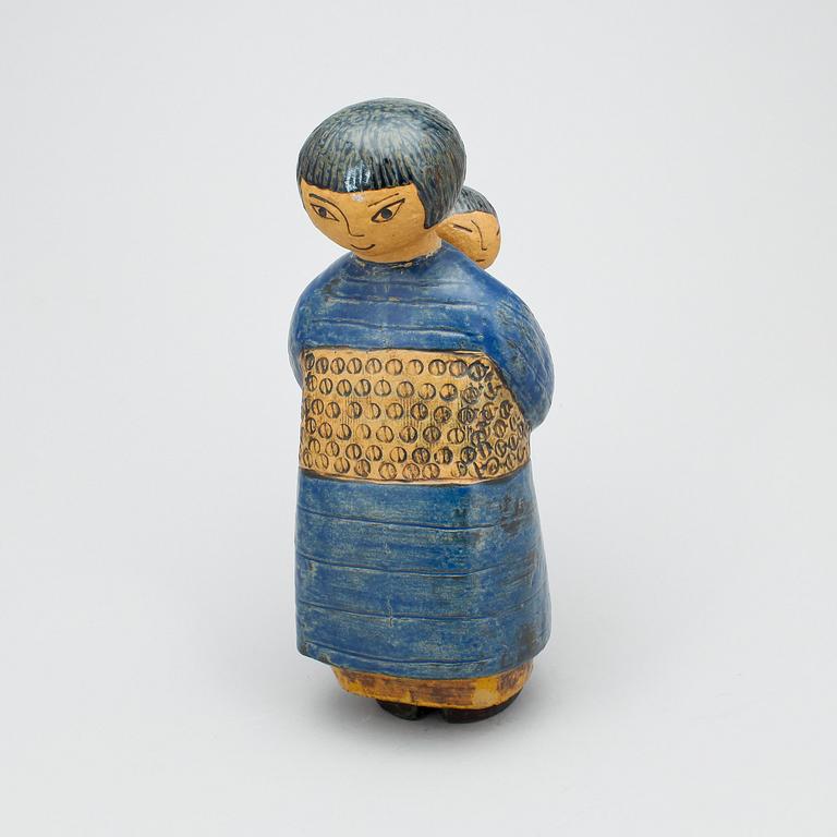 FIGURINER, 2 st, stengods, Lisa Larson, stämpelsignerad resp signerad.